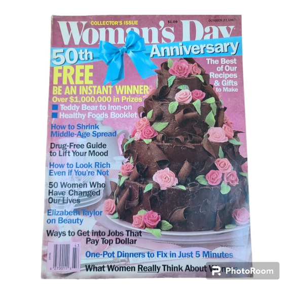 Vintage 1987 Woman's Day Magazine 50th Anniversary Issue - Picture 1 of 4